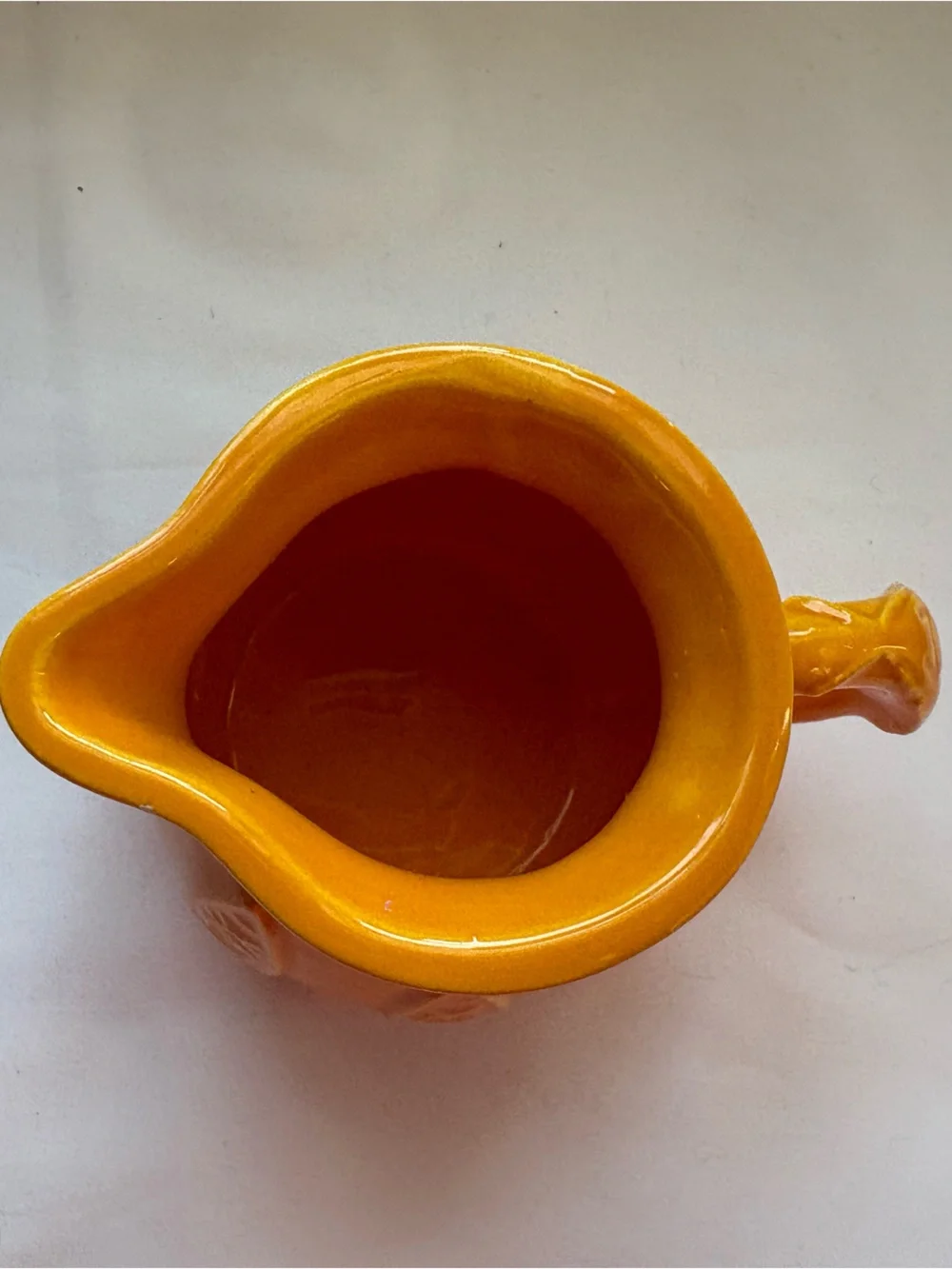 Vintage Witness pottery creamer